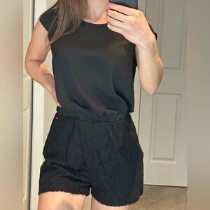 Guess Women's Black Romper